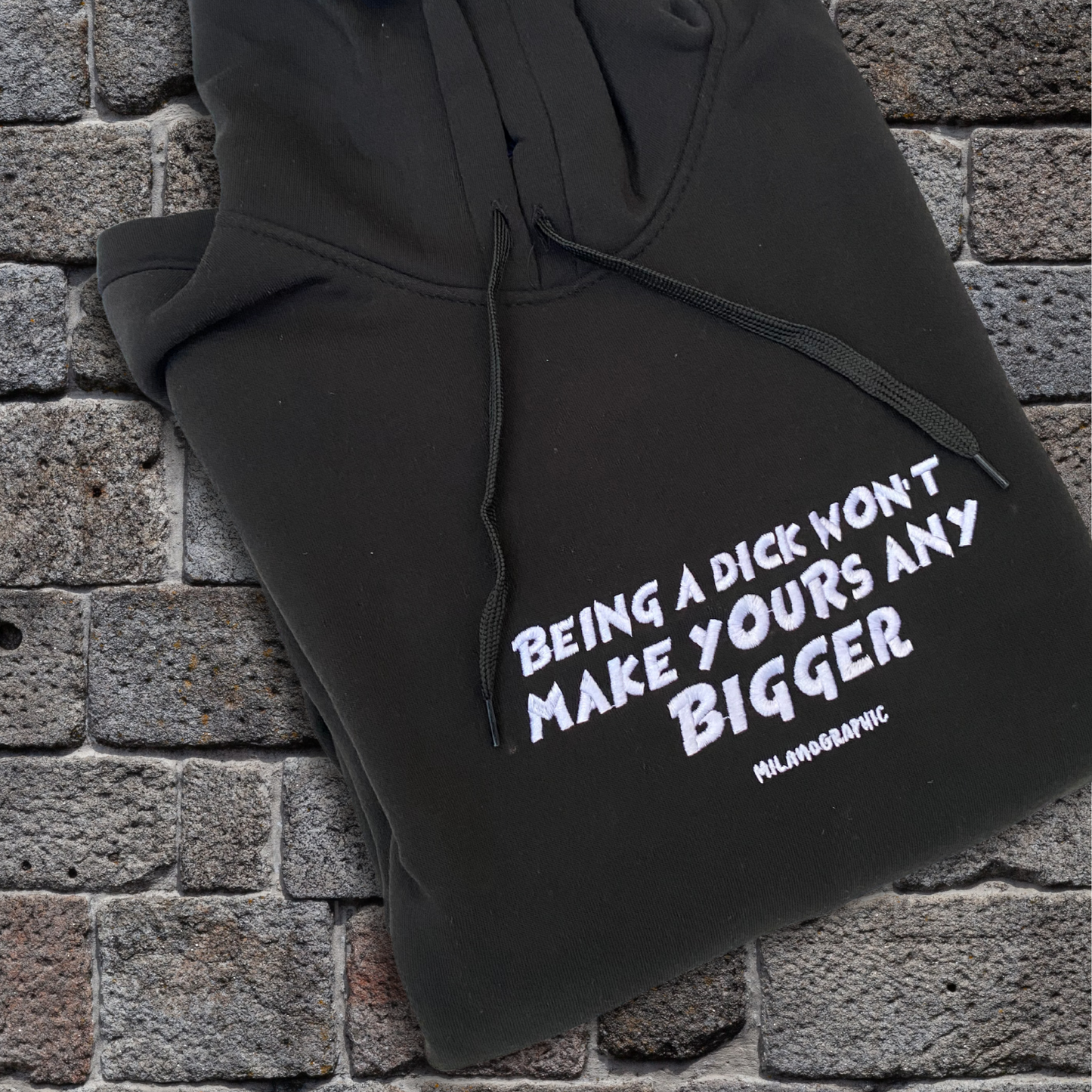 Felpa Hoodies Being a Dick