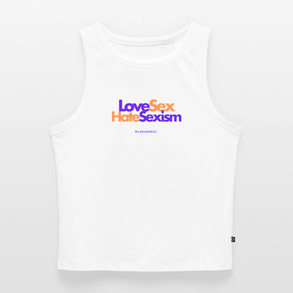 CROP TOP SEX - bianco