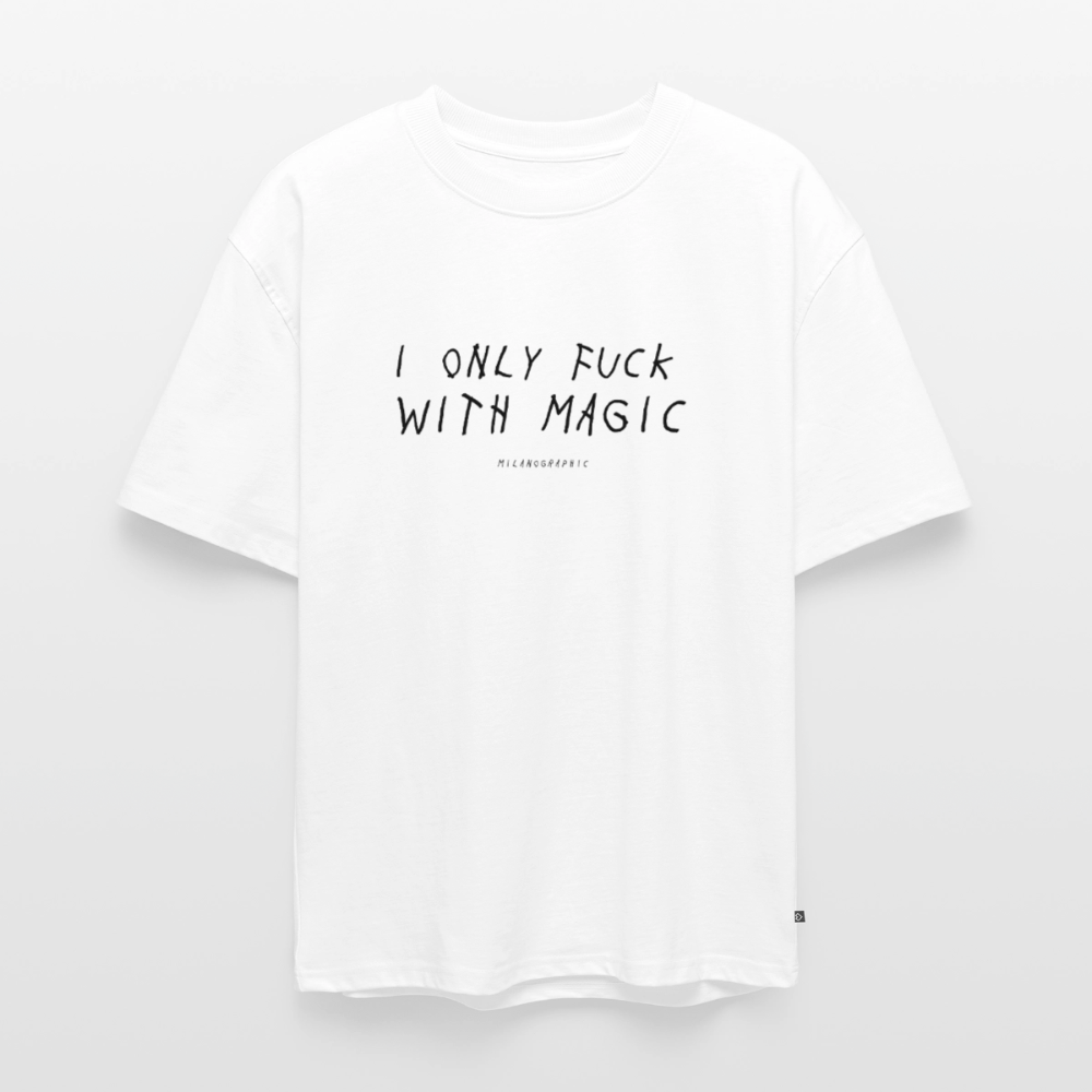 OVERSIZE MAGIC T-SHIRT UNISEX - bianco