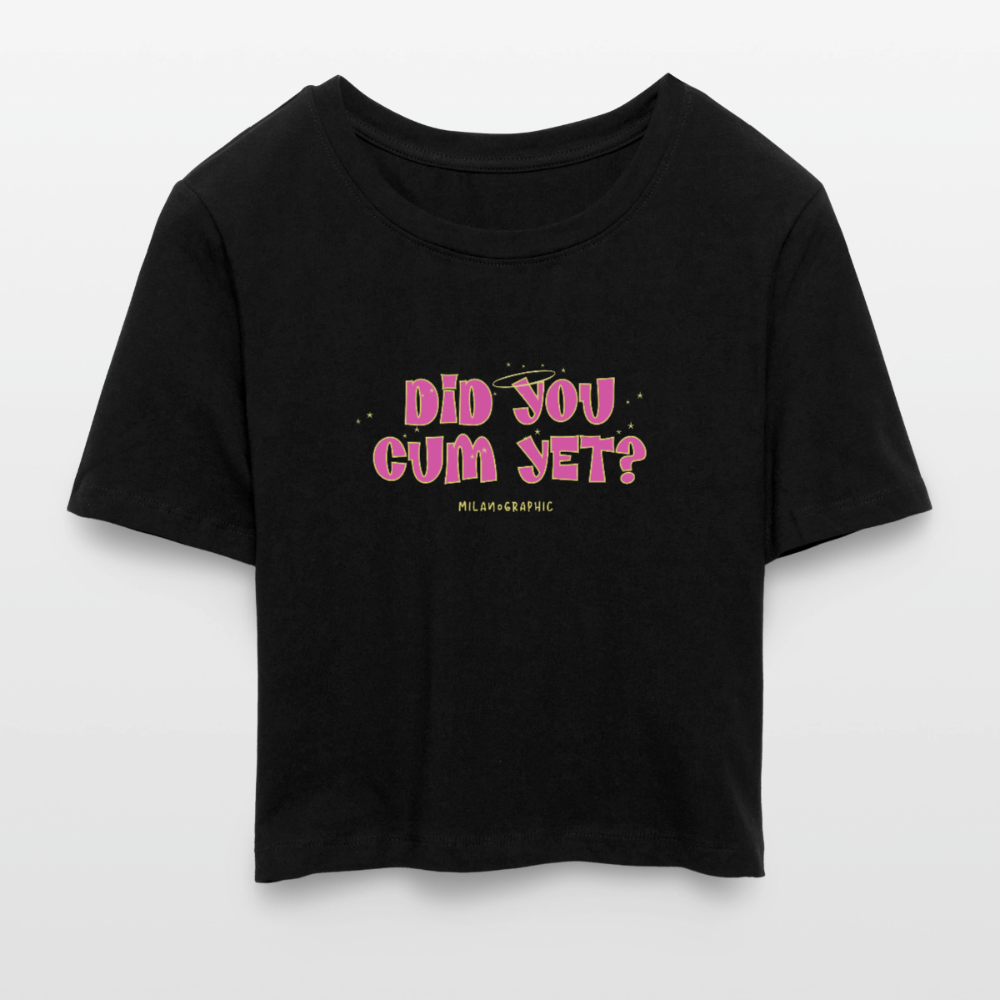 Cropped T-Shirt Milanographic - nero