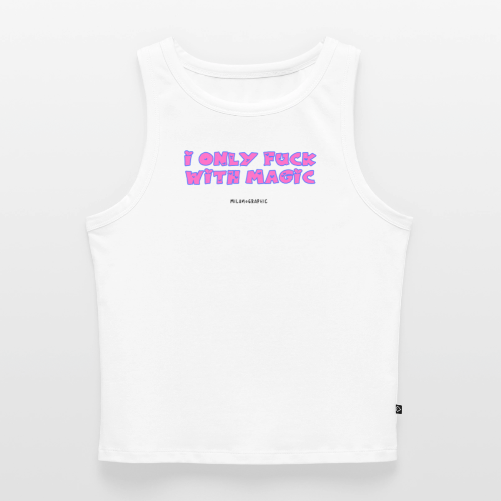 CROP TOP MAGIC - bianco