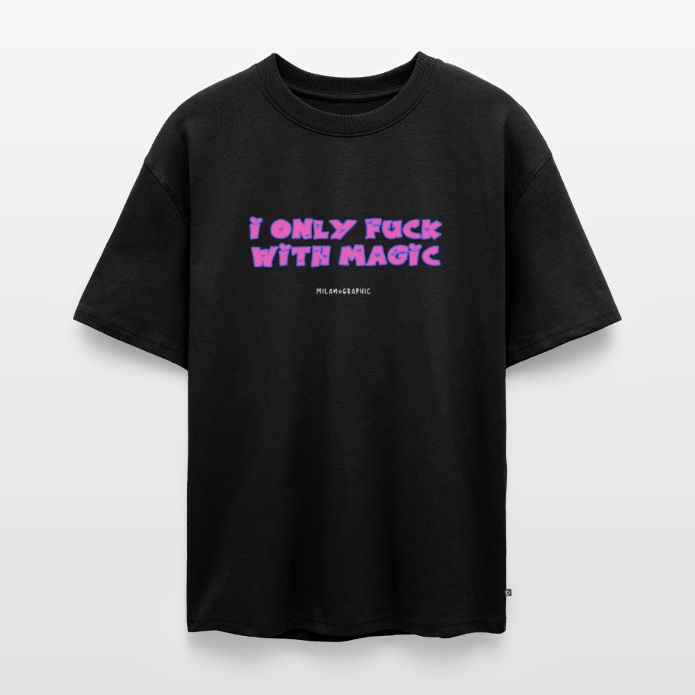 OVERSIZE T-SHIRT MAGIC - nero