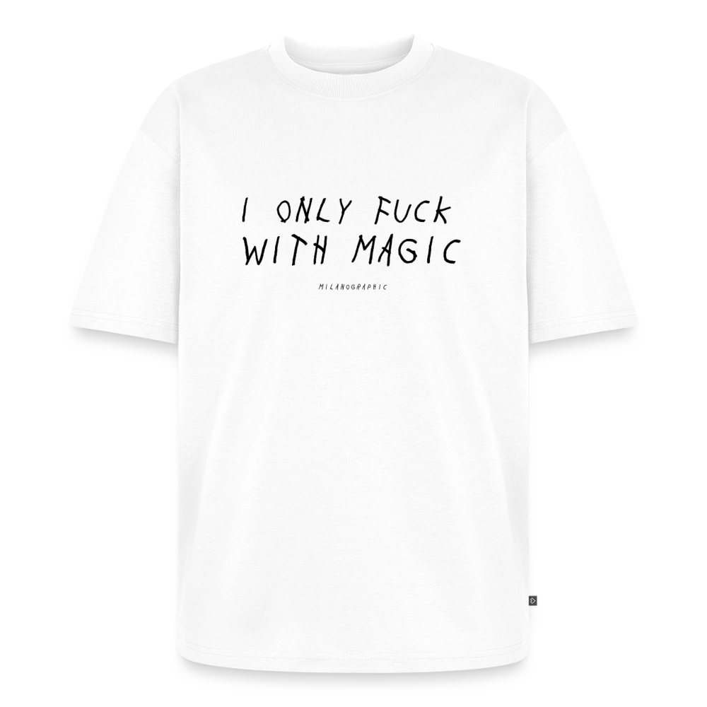 OVERSIZE MAGIC T-SHIRT UNISEX - bianco