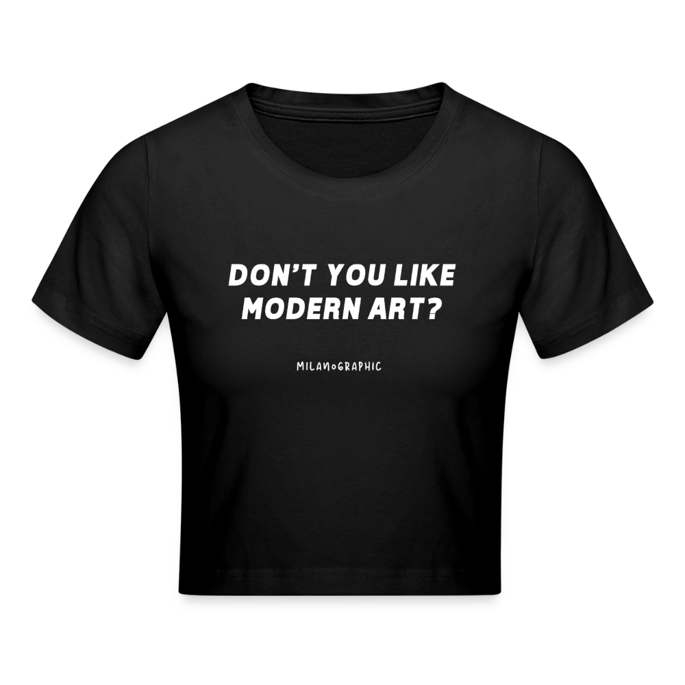 Maglietta crop ART WMNS - nero