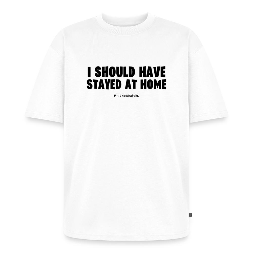 OVERSIZE HOME T-SHIRT UNISEX - bianco