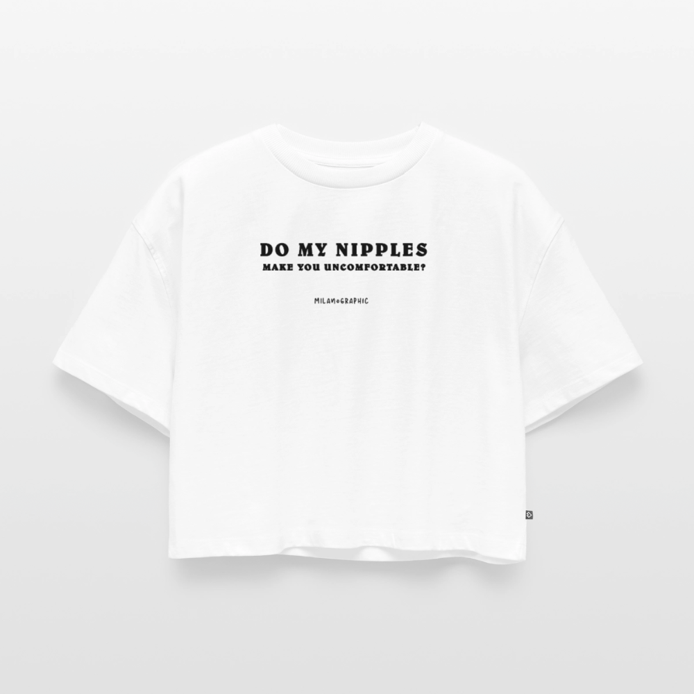 NIPPLES OVER CROP - bianco
