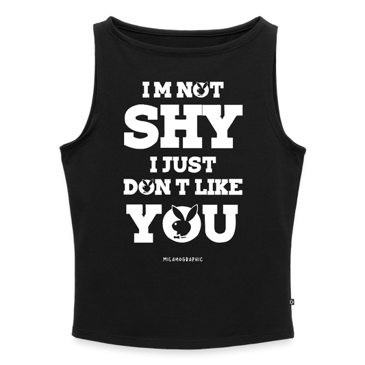 Canotta con scollo BLACH SHY - nero