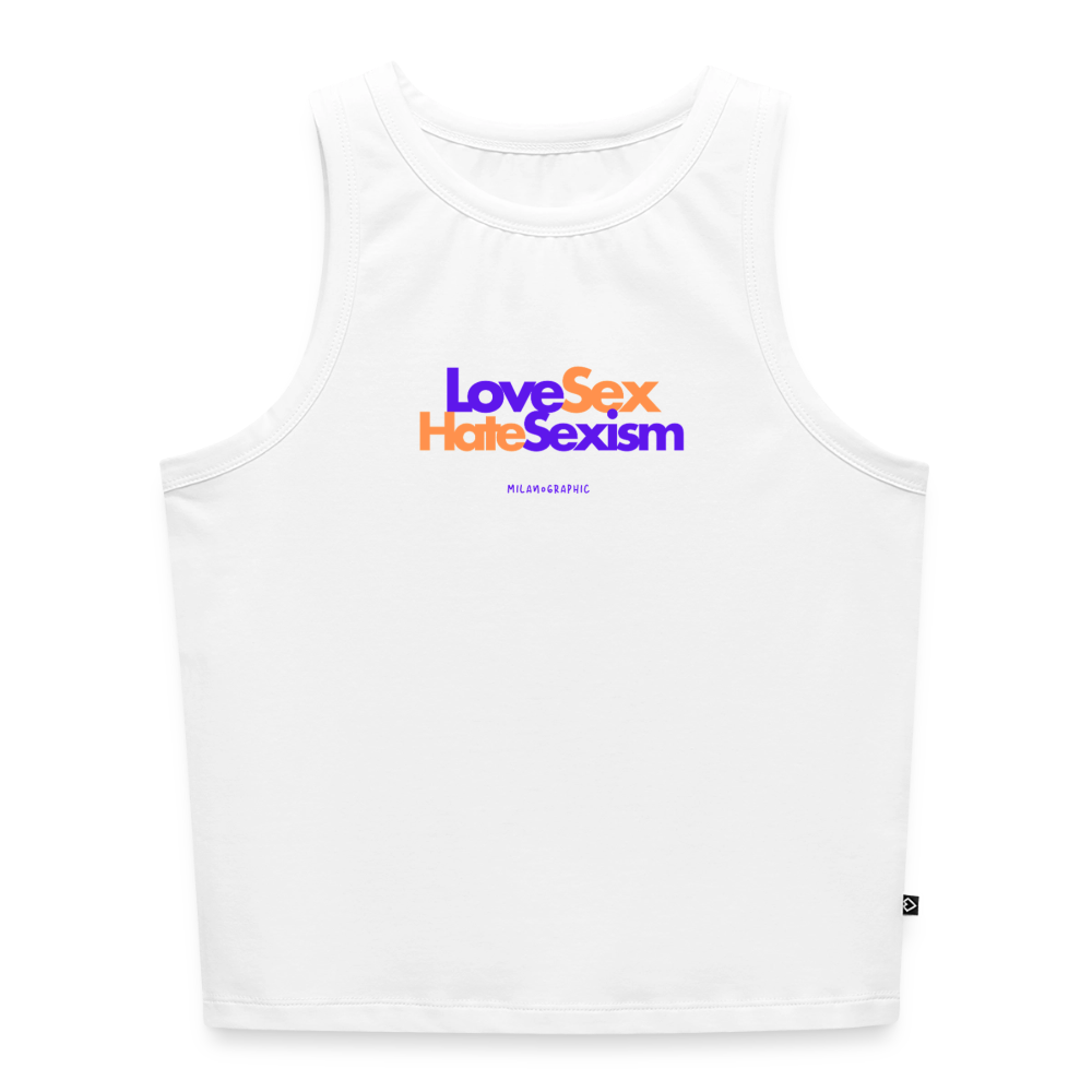 CROP TOP SEX - bianco