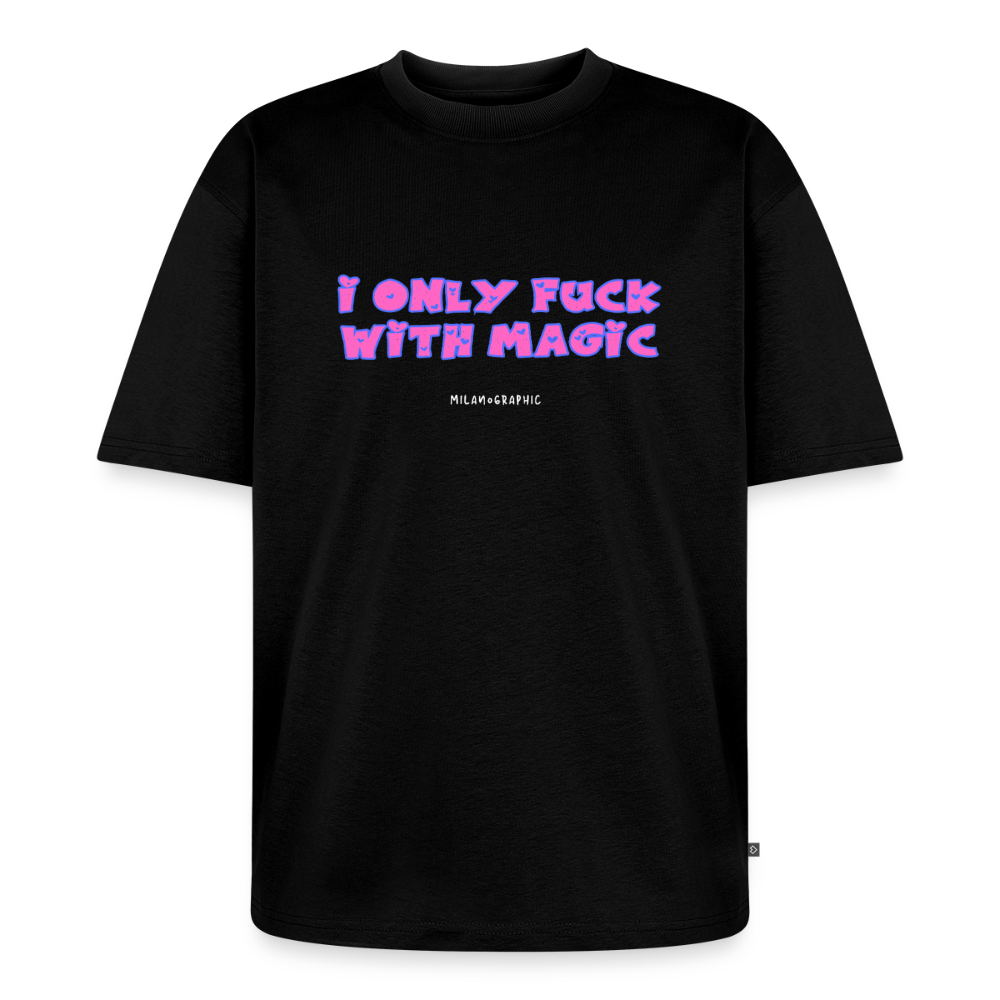 OVERSIZE T-SHIRT MAGIC - nero