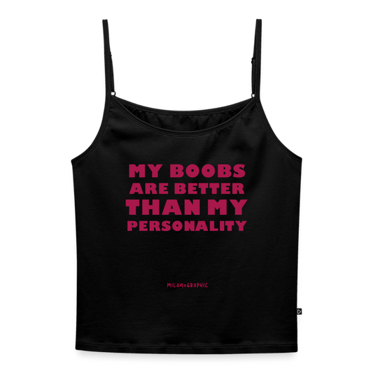 CANOTTA BOOBS - nero