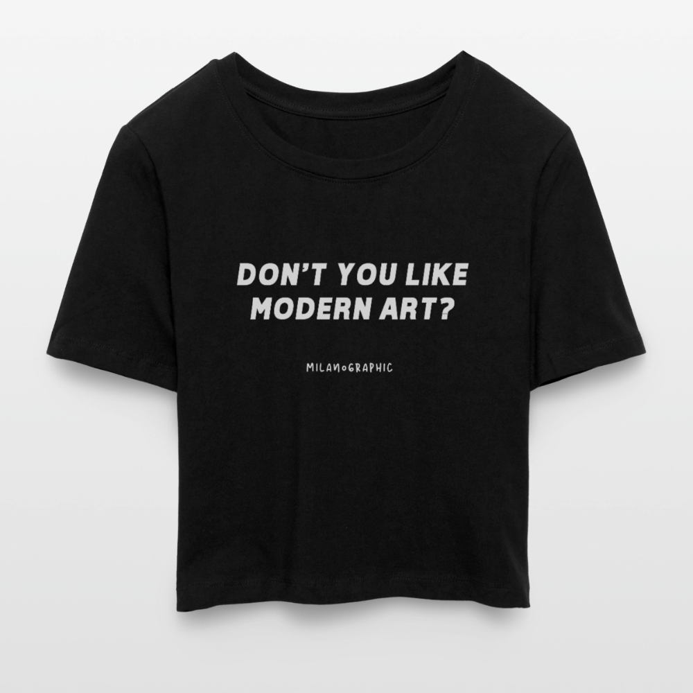 Maglietta crop ART WMNS - nero