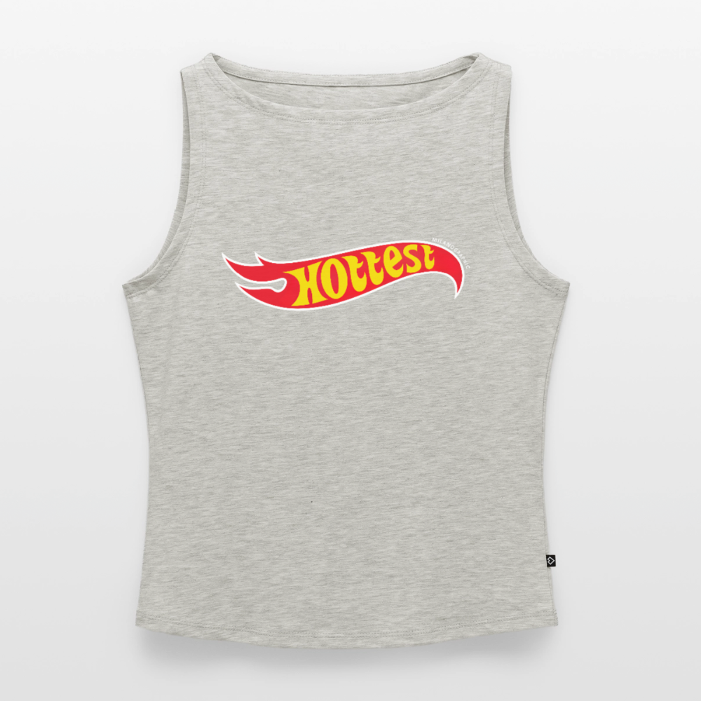 TOP WMNS GREY HOTTEST - heather grey