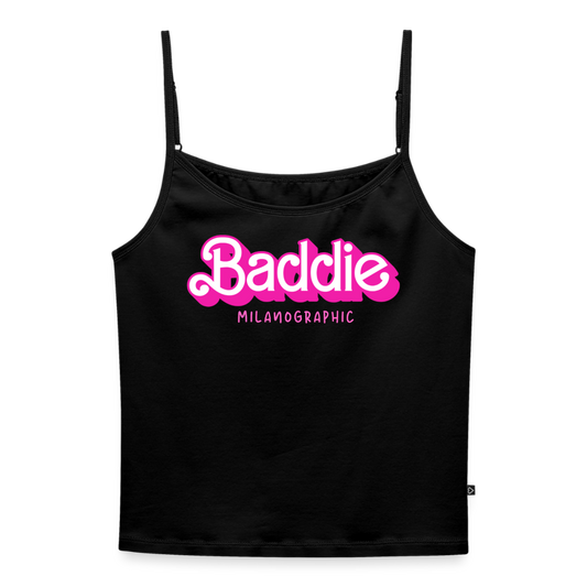 Canotta con spalline BADDIE - nero