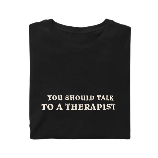 T-Shirt Therapist Black